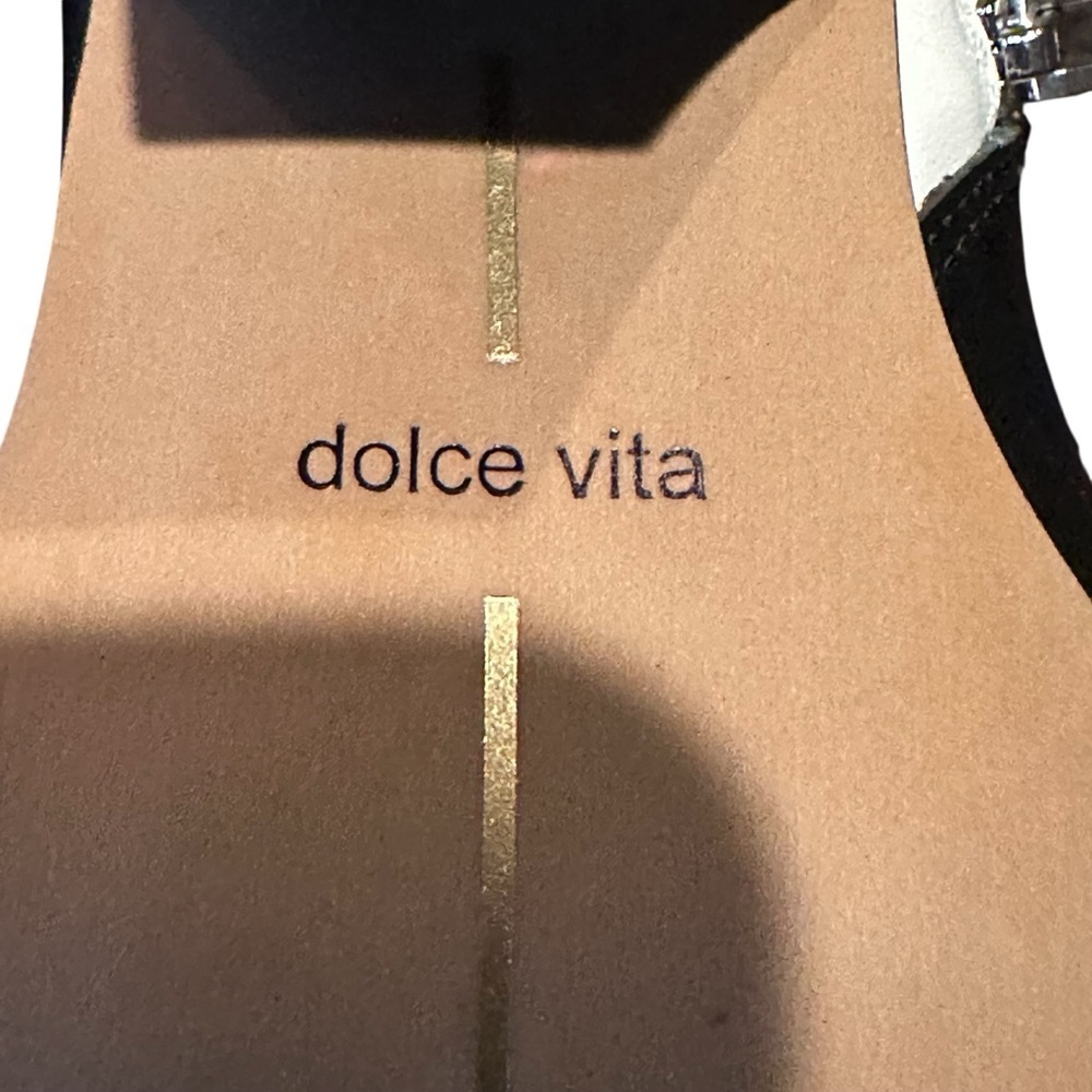 Dolce Vita Womens Ramson Black White Western Point Toe Boots 6 - Picture 14 of 14